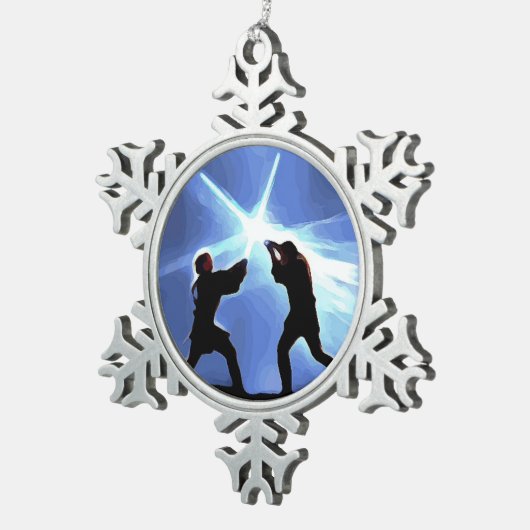 Feel the Force Tin Sneeuwvlok Ornament (Rechts)