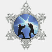 Feel the Force Tin Sneeuwvlok Ornament (Voorkant)