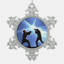 Feel the Force Tin Sneeuwvlok Ornament