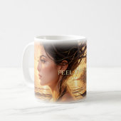 Feel the Gold Sunset Muse Mok (Voorkant links)