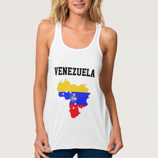 Feel the heartbeat of Venezuela with this vibrant Tanktop (Voorkant)