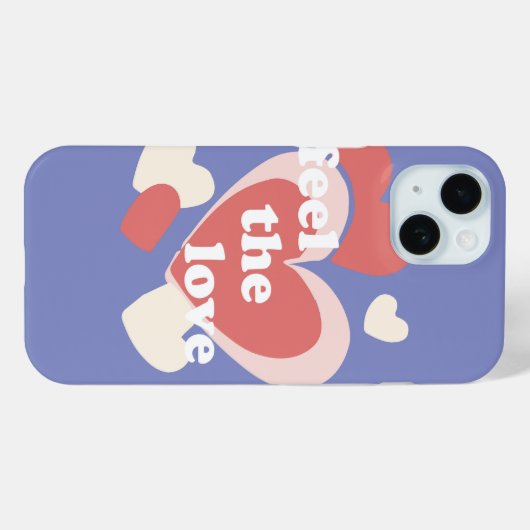 Feel the Love Heart Explosion Case-Mate iPhone Case (Achterkant (horizontaal))