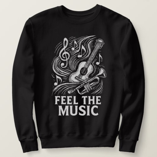 Feel the Music Trui (Design voorkant)