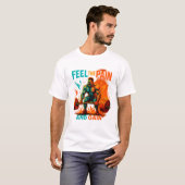 Feel The Pain And Gain T-Shirt (Voorkant volledig)
