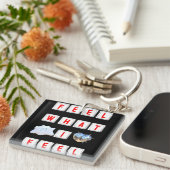 Feel What I Feel Sleutelhanger (Voorkant Rechts)