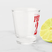 Feelin' 22 Shot Glass, 22 zestigjarig Glas (Links)