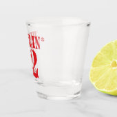 Feelin' 22 Shot Glass, 22 zestigjarig Glas (Rechts)