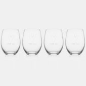 FEELIN’ BOOvy! Stemloze 16oz wijnglazen Wijnglas Zonder Voet (Achterkant)