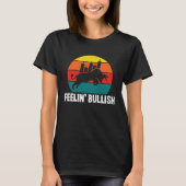 Feelin Bullish Cryptocurrency Blockchain Trader Cr T-shirt (Voorkant)