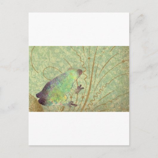 Feelin' Froggy Briefkaart (Voorkant)