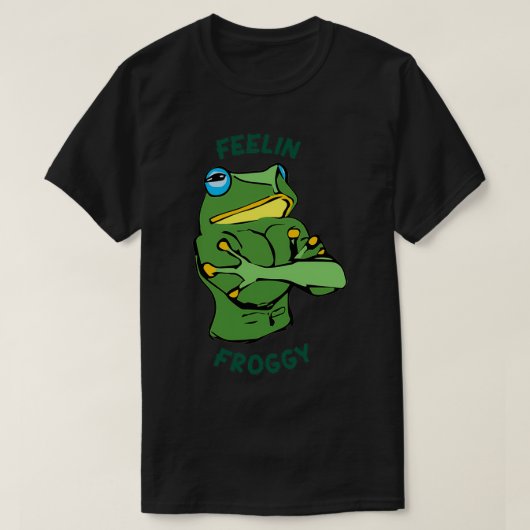 Feelin Froggy T-shirt (Design voorkant)