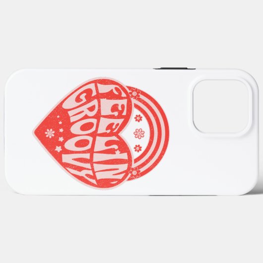 Feelin Groovy 70's vibe Case-Mate iPhone Case (Achterkant (horizontaal))