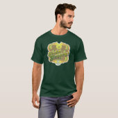 Feelin Groovy Illustrated Seventies Cartoon Slogan T-shirt (Voorkant volledig)