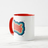Feelin' Groovy - jaren 70 stijl Mok (Voorkant links)