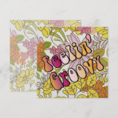 Feelin' Groovy Kaart (Voorkant / Achterkant)