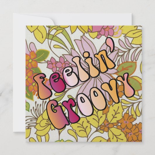 Feelin' Groovy Kaart (Voorkant)