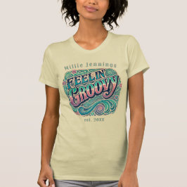 Feelin' Groovy Retro 70s Psychedelic T-shirt