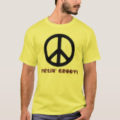 Feelin' Groovy Retro T-Shirt (Voorkant)