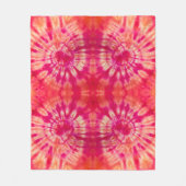 Feelin' Hot-Tie Dye Accent Pillow Fleece Deken (Voorkant)