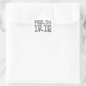 Feelin' Irie Ronde Sticker (Tas)