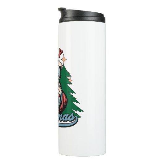 Feelin’ Jolly Christmas Sant Thermosbeker (Geroteerd rechts)