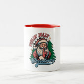Feelin’ Jolly Christmas Sant Tweekleurige Koffiemok (Center)