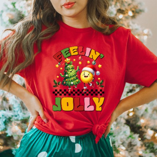 Feelin Jolly Christmas T-shirt