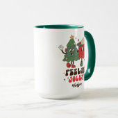 Feelin' Jolly Feestdagen met kerstmis Mok (Voorkant rechts)