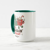 Feelin' Jolly Feestdagen met kerstmis Mok (Voorkant links)