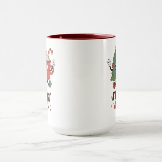 Feelin' Jolly Feestdagen met kerstmis Mok (Midden)