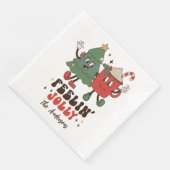 Feelin' Jolly Feestdagen met kerstmis Servet (Hoek)