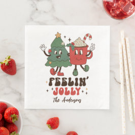 Feelin' Jolly Feestdagen met kerstmis Servet
