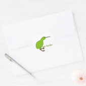 Feelin' Kiwi Green Hart Sticker (Envelop)