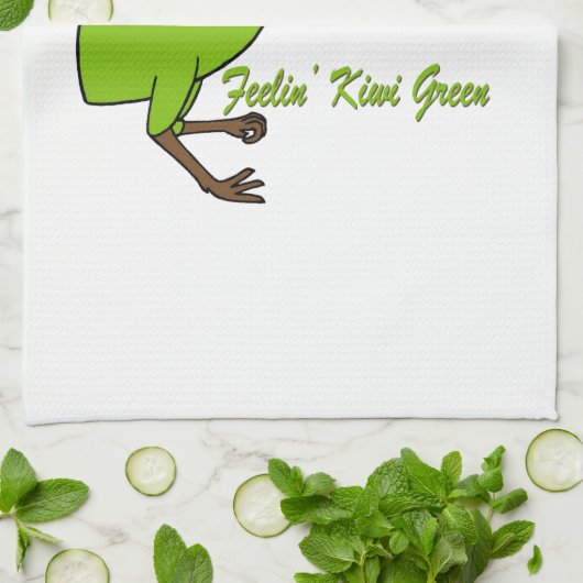 Feelin' Kiwi Green Theedoek (Gevouwen)