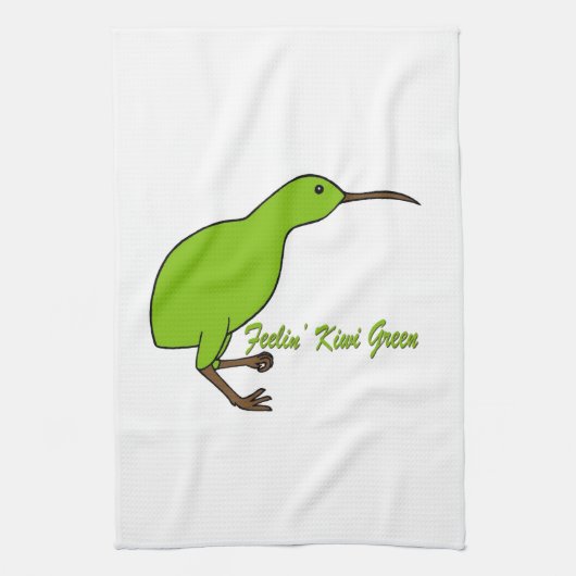 Feelin' Kiwi Green Theedoek (Verticaal)
