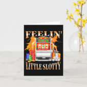 Feelin Little Slotty Slot Machine Gambling Casino  Kaart (Gele Bloem)