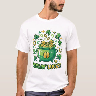 Feelin’ Lucky Pot of Gold St. Patrick’s Day Shirt
