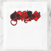 Feelin' Lucky Rechthoekige Sticker (Tas)