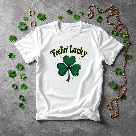 Feelin' Lucky Shamrock St. Patrick's Day T-shirt