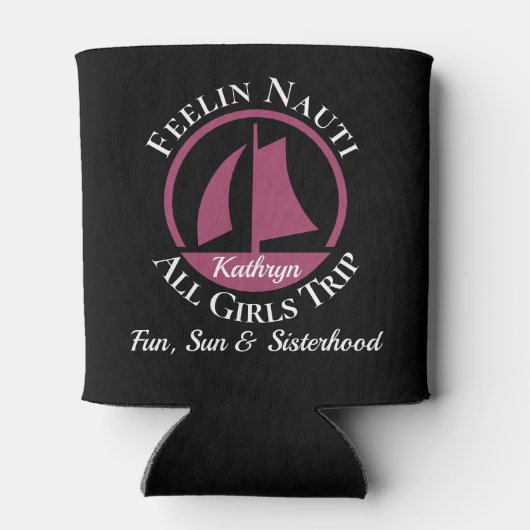 Feelin Nauti All Girls Trip Blikjeskoeler (Achterkant)