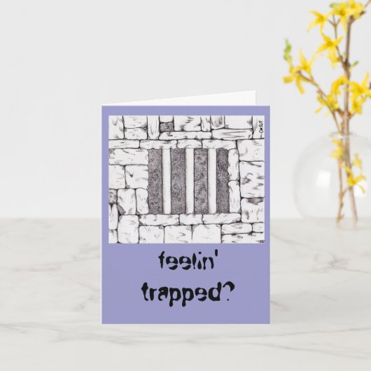 feelin opgesloten? kaart (Gele Bloem)