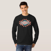 Feelin' Peachy Peaches Fruit Summer Boho Western T-shirt (Voorkant volledig)