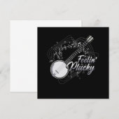 Feelin Plucky Banjo Bluegrass Country Music Gift Kaart (Voorkant / Achterkant)