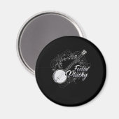 Feelin Plucky Banjo Bluegrass Country Music Gift Magneet (Voorkant / Achterkant)