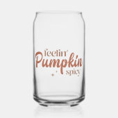 Feelin' Pumpkin Spicy Blikvorm Glas (Voorkant)
