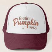 Feelin' Pumpkin Spicy Trucker Pet (Voorkant)