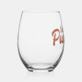 Feelin' Pumpkin Spicy Wijnglas Zonder Voet (Rechts)