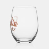 Feelin' Pumpkin Spicy Wijnglas Zonder Voet (Links)