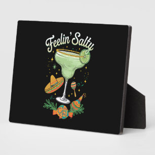 Feelin' Salty Margarita Funny Cinco De Mayo Fotoplaat
