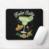 Feelin' Salty Margarita Funny Cinco De Mayo Muismat (Met muis)